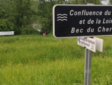 Retrouvez nous à la confluence du Cher et de la Loire à Villandry