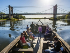 Balade en bateau traditionnel sur la Loire