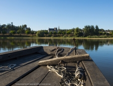 Château de Langeais vu du bateau sur la Loire