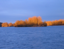 Couché de soleil sur la Loire
